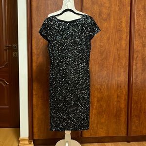 Alice + Olivia emerald green sequin dress